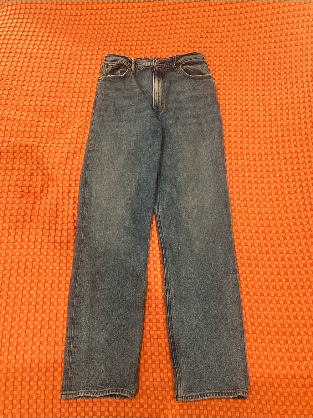Abercrombie & fitch 90s straight Jeans in classic blue wash